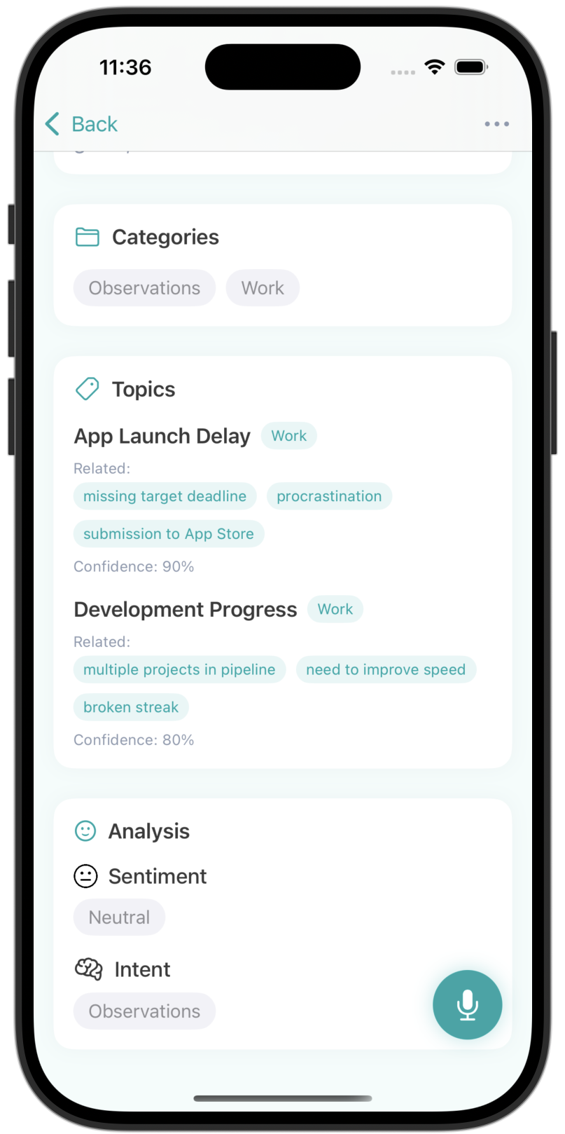AI Analysis Feature